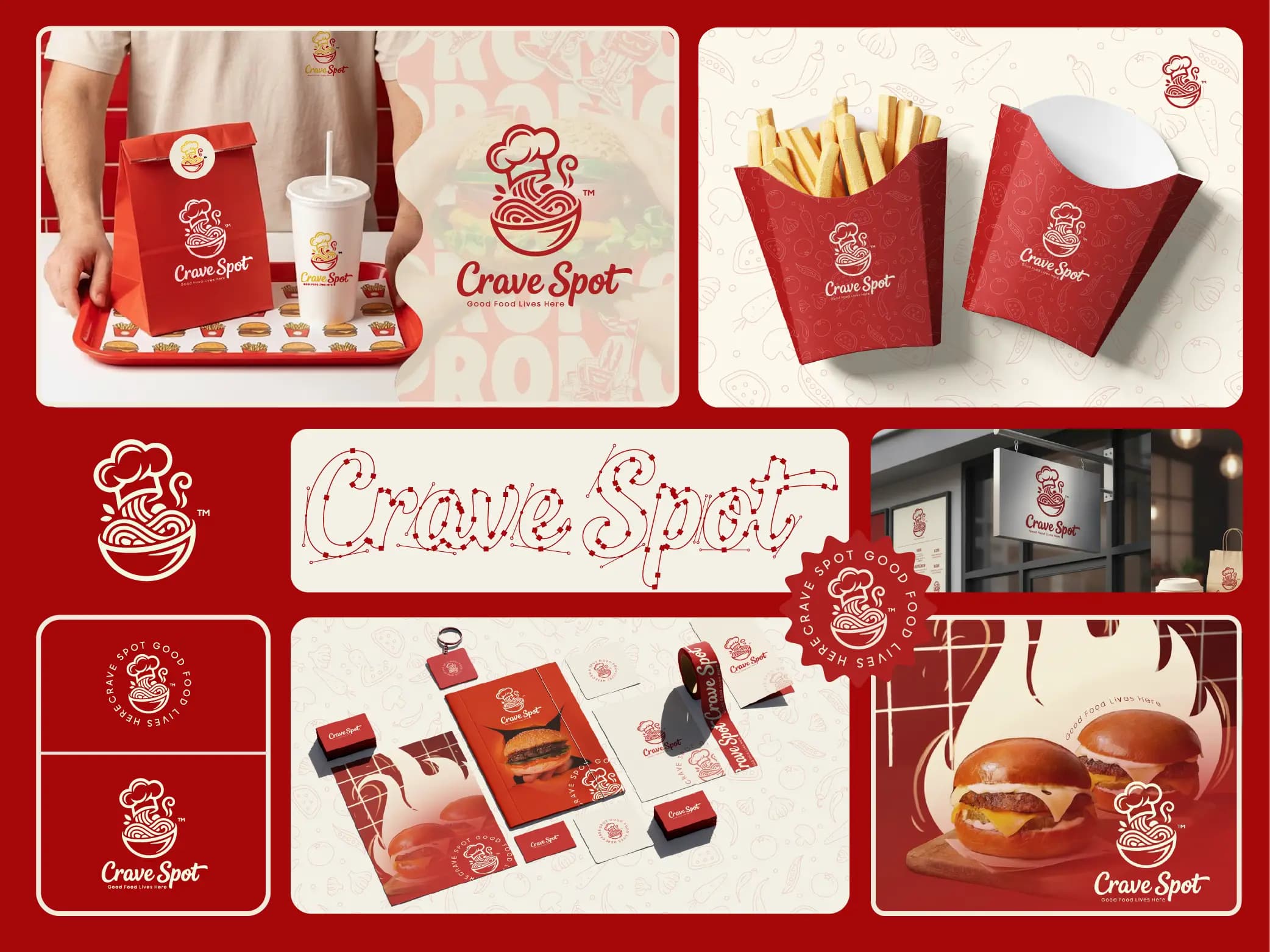 Crave Spot Brand Identity